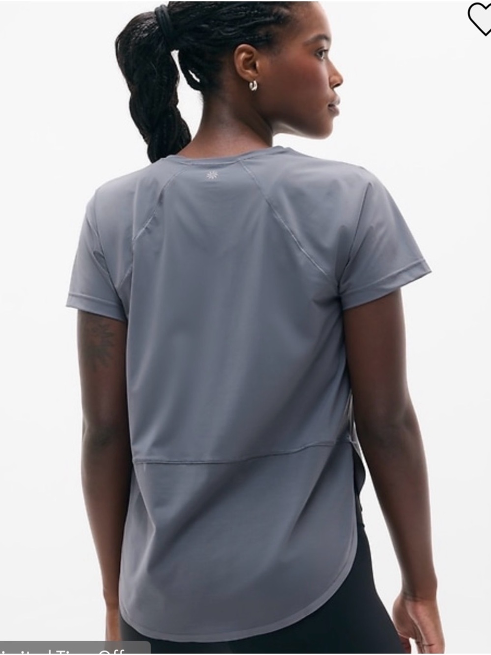 Athleta Ultimate Mesh Tee - grey - 3x - Picture 5 of 5